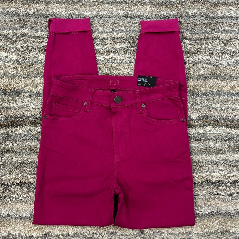KUT From The Kloth High Rise Ankle Skinny Jeans Sz 4 NWT | KUT Ankle Skinny Jean